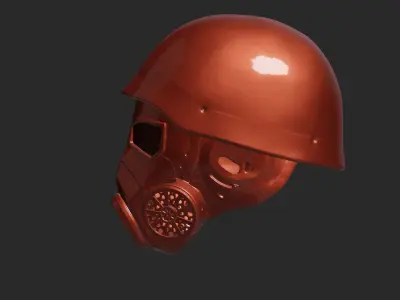 Helmet NCR Fallout Veteran 3D print model