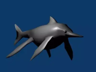 Shonisaurus dolphin 3D model