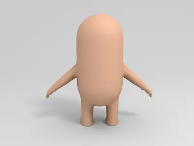 Cartoon Sloth 3D model