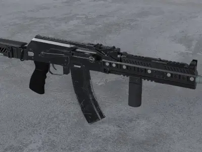 AK-105 rifle 3D model