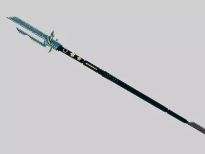 Sword model HALLS OF DAWN Low-poly 3D model