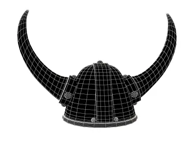 Viking Hat V1 008 Low-poly 3D model