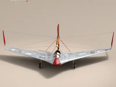 Rubber airplane 3D model