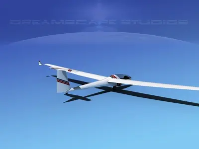Glaser-Dirks DG-300 Glider V08 3D model