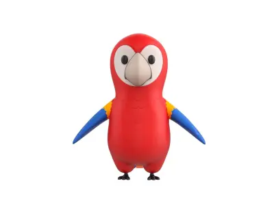 Character066 Parrot 3D model