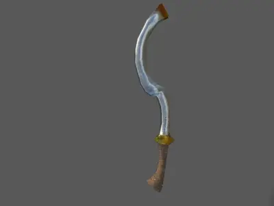 pharaonic sword Khopesh Low-poly 3D model