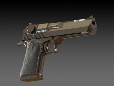 M1911 A1  45 Caliber Automatic Pistol 3D model