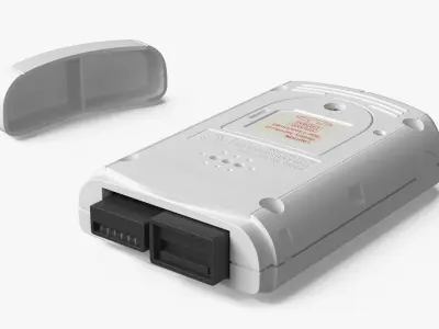 Sega Dreamcast Visual Memory Unit 3D model