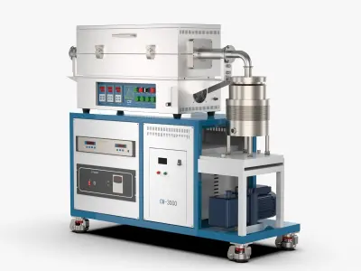 High Vacuum Tube Furnace 3D model