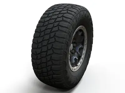 Offroad custom 4x4 wheel 3D model