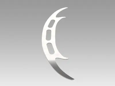 Klingon Bat leth 3D model