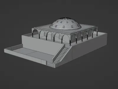 Building exterior design 3D model