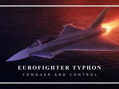 Modern Fighter Jet - Eurofighter Typhoon 3D print model