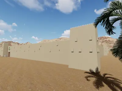 Qasr La Qashlah Saudi Arabia 3d model 3D model
