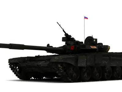 T-90A Russian Main Battle Tank 3D model