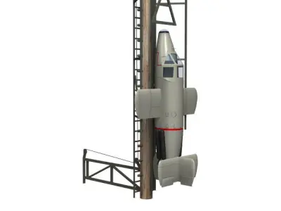 Ba349 Natter 3D model