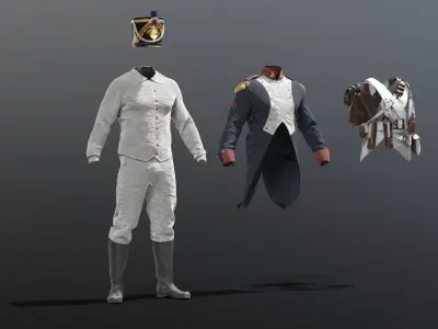 SOLDIER Grande Armee French 3D model