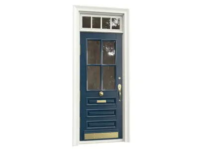 Entrance classic door 99 3D model