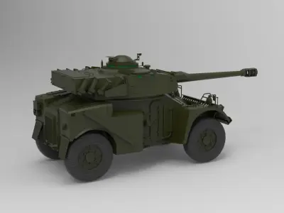armoured car 3D model