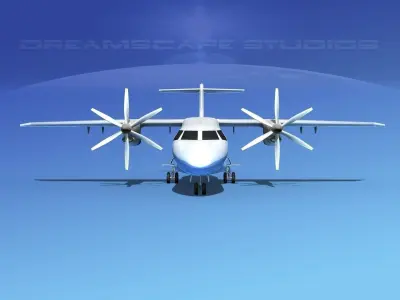 Dornier Do-328-130 Corporate 5 3D model