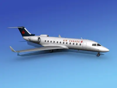 Canadair CRJ100 Air Canada 3D model