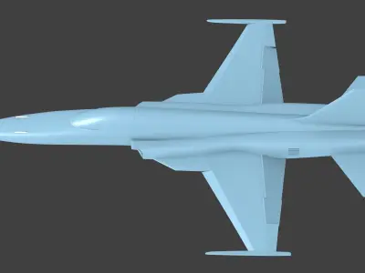 F-5E TigerII topgun mig-28 3D print model