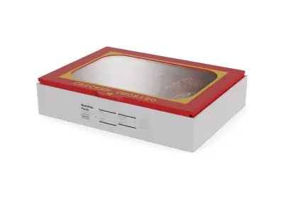 Dried meats Chicken Chorizo 3D model