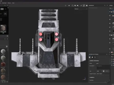 Fighter Aircraft Low-poly 3D model