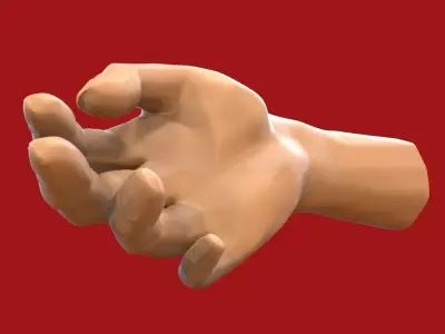 Right Hand Free 3D model