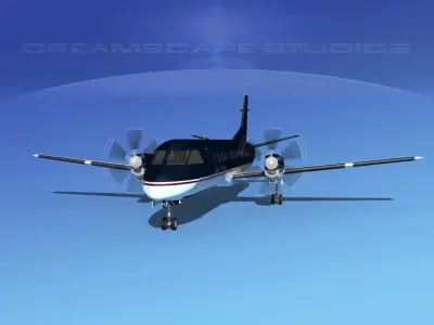 SAAB 2000 Liberty Air Charter 3D model