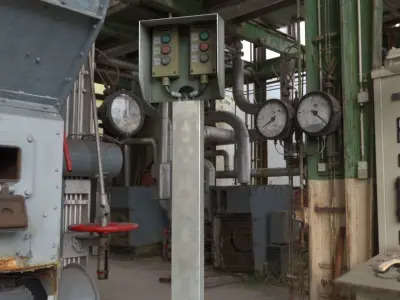 Pump Panel 2 Remastered Low-poly 3D model