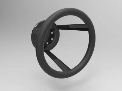 Stearing wheel 2 3D model