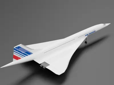 Concode Air France 3D model