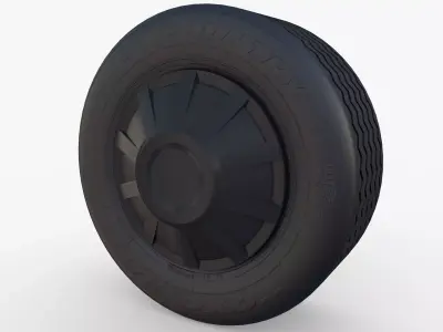 Tesla Truck Wheel 1 3D model