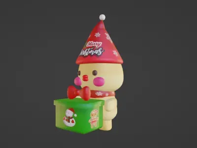 DUCK Chrismas Box 3D model