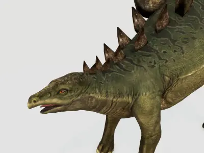 Stegosaurus Low-poly 3D model