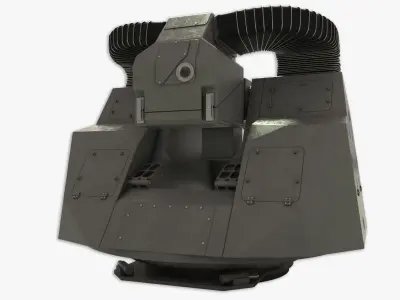 30MM Marlin WS rapid naval gun 3D model 3D model