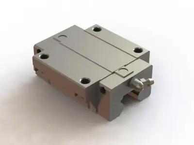 Carro Guia Linear Hiwin HGW 25 CC Linear Guide Car 3D model