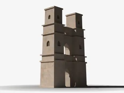 Arab x50 Low-poly 3D model