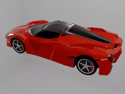 La Ferrari Free low-poly 3D model