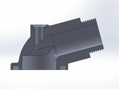 Vanne pompe essence SATAM 3D model