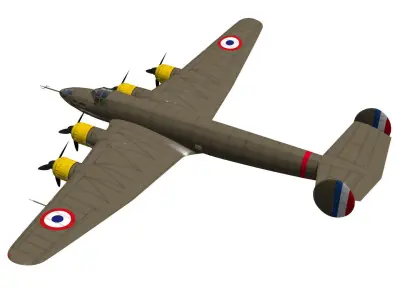 Bloch MB162 3D model