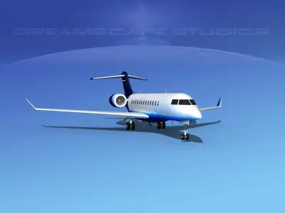 Bombardier Global Express 6000 V16 3D model