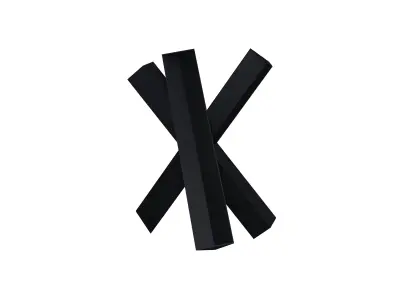 Anti-tank Obstacle v1 001 Low-poly 3D model