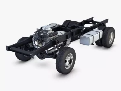 Truck Chassis 4x4 v 1 3D model