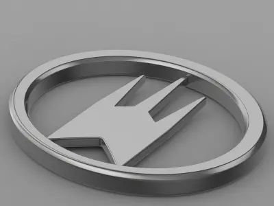 baz  logo 3D model