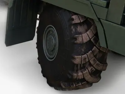 Air Defence Missile Launcher 3D model