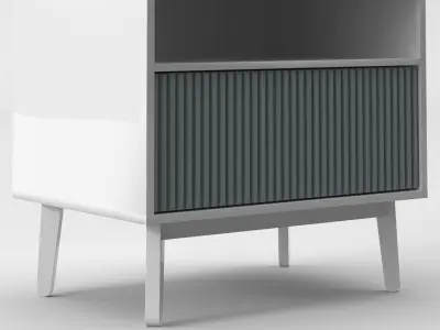 Bedside table for interior Free low-poly 3D model