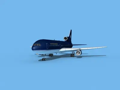 Lockheed L-1011 Navstar 3D model