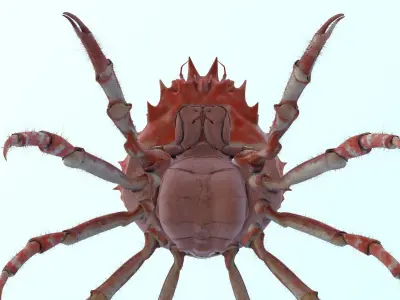 Crab for Game 3D model